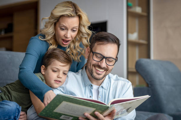 istock Parents with children at home 1388191411
