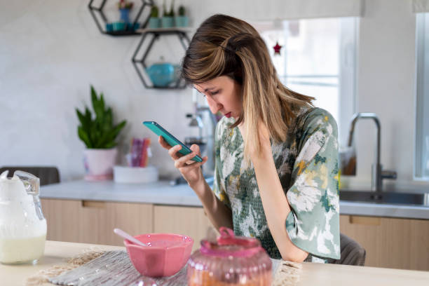 istock A visually impaired young woman  using smart phone. 1388194207