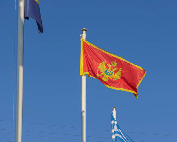 istock Republic of Montenegro Flag 1388197790