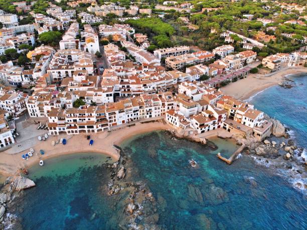 istock Calella de Palafrugell beach in Spain 1388200072