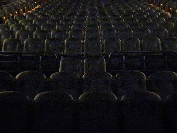 istock Seats in an empty cinema. 1388200130