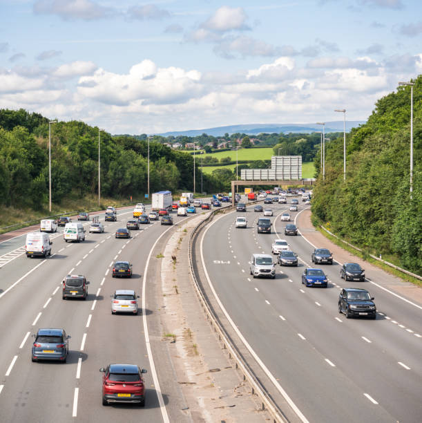 istock Busy daytime traffic on the M6 Motorway 1388202567
