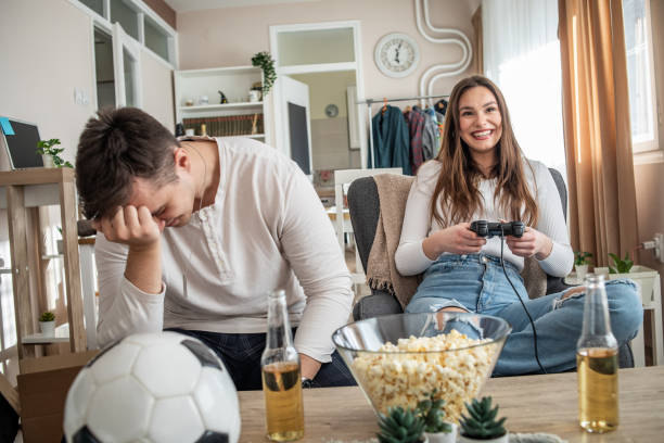 istock Every weekend we start the day with a good party with video games 1388205647