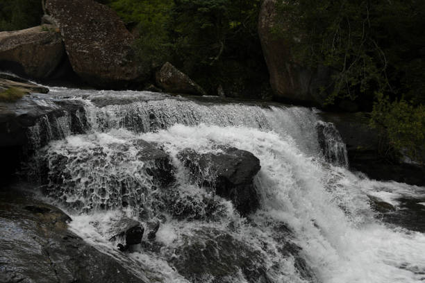 Rapids on the  upper Tugela river in the Drakensburg mountains\n, Kwa-Zulu Natal South Africa.