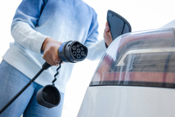 istock Car at the Charging Station 1388212676