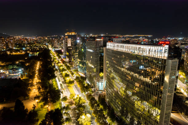 istock Santiago de Chile at night 1388213305
