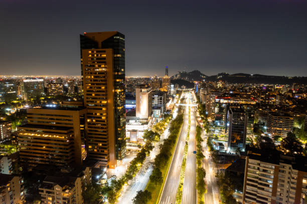 istock Santiago de Chile at night 1388213343