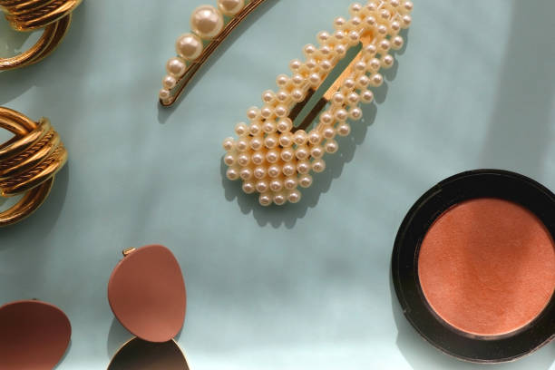 istock Beauty Products and Gold Accessories 1388214871