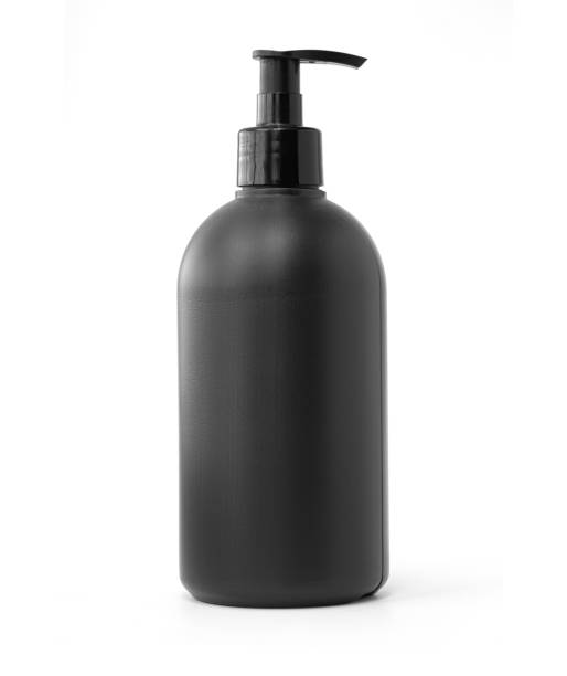 istock black bottle of liquid soap. 1388223830