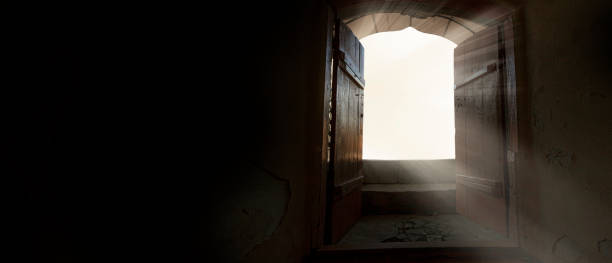istock basement in the rays of bright light. 1388223882