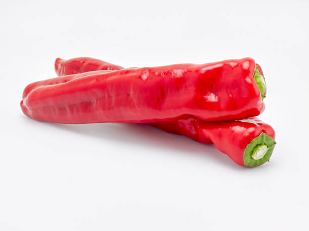 red peppers stock photo