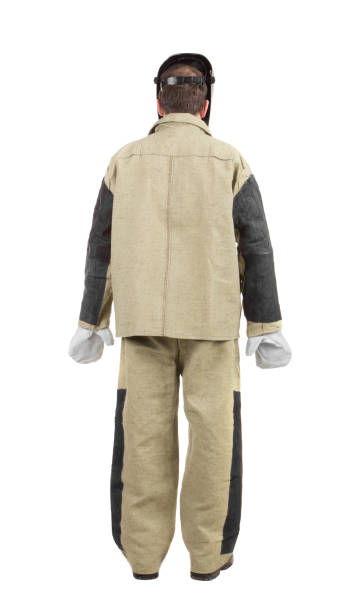 istock Welder in tarpaulin clothers. 1388235357