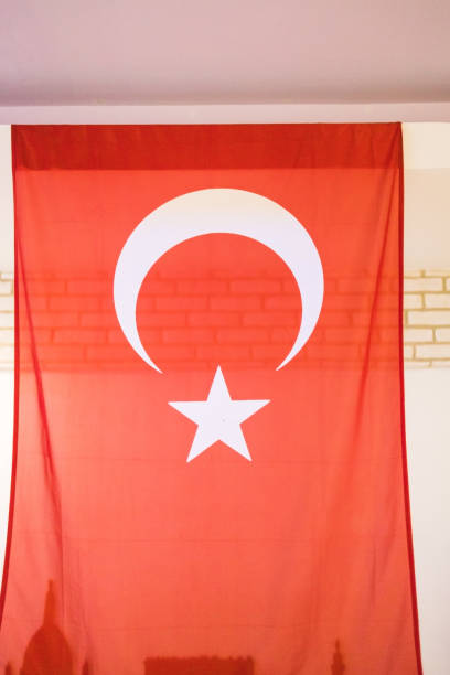 istock turkish flag in a restaurant in a turkey hotel 1388242839