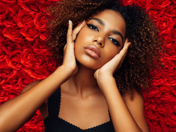 istock Beautiful afro woman 1388243026