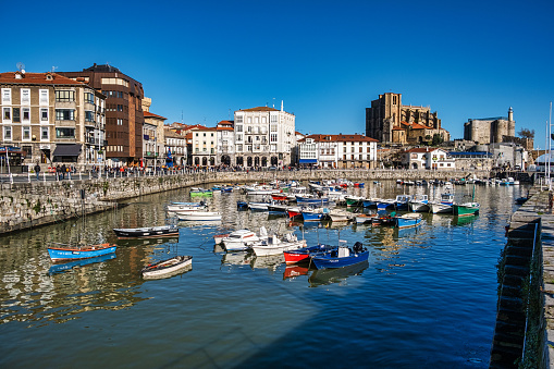 View of the city Castro Urdiales. Spain