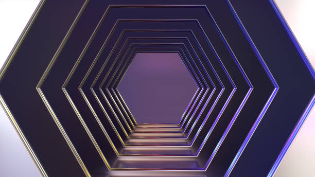 istock 3D exhibition background iridescent tunnel corridor abstract modern architecture 1388244682