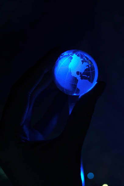 istock Telecommunication technology with connections around Earth. 1388250510