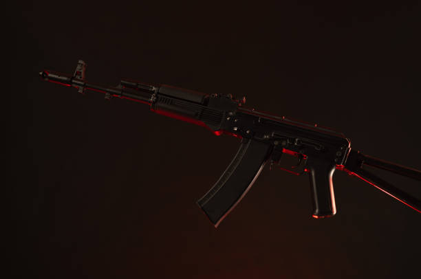 istock kalashnikov assault rifle in smoke 1388250715