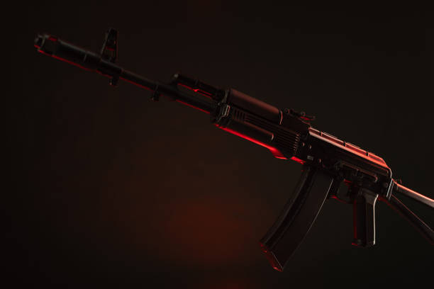 istock kalashnikov assault rifle in smoke 1388250720