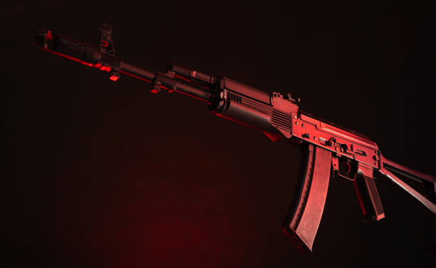 istock kalashnikov assault rifle in smoke 1388250727