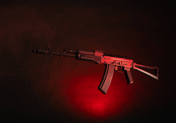 istock kalashnikov assault rifle in smoke 1388250736