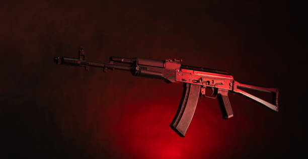istock kalashnikov assault rifle in smoke 1388250742