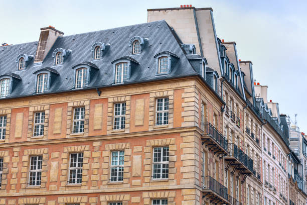 istock Typical residential architecture of Paris 1388256263