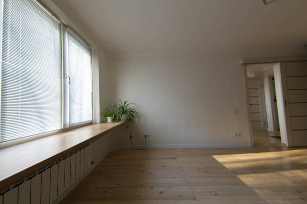 istock large wooden window sill is made of solid wood, a window sill is a table. 1388261051