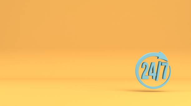 istock 24 hours 7 days a week sign 3D 1388264910