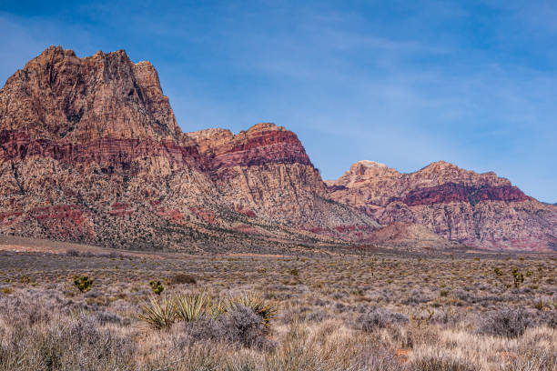 istock Red layered mountains, Red Rock Canyon, Nevada, USA 1388267496