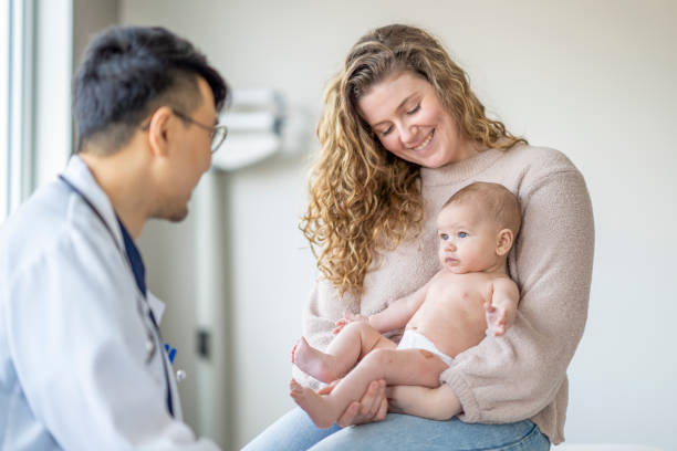 istock Baby Boy at the Doctors 1388268543