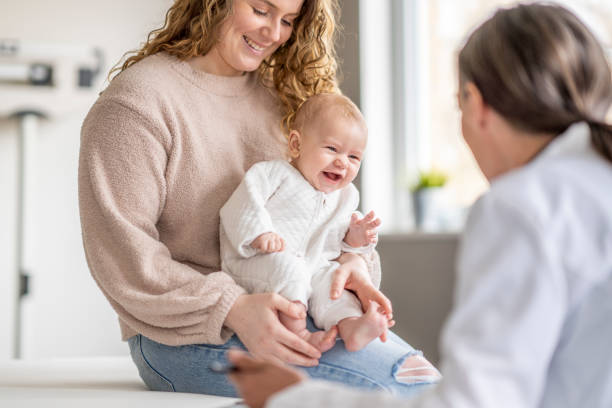 istock Mom and Baby at an Appointment 1388268550