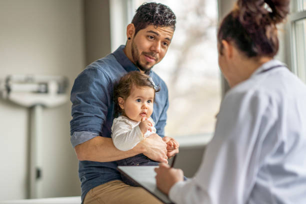 Father and Daughter at the Doctors