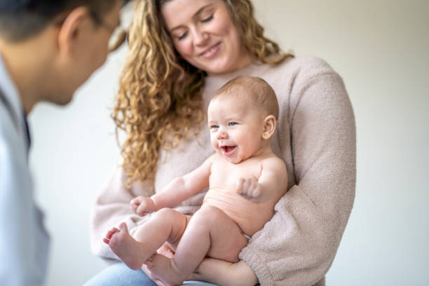 istock Baby Boy at the Doctors 1388268630