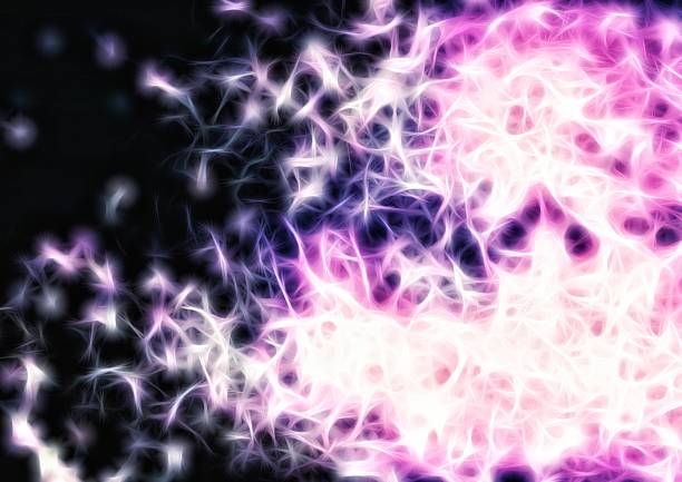Illustration of artistic light cherry blossoms