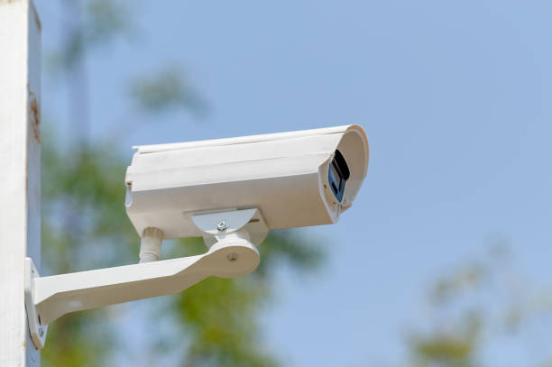 istock cctv outside building safety protection concept. 1388293597