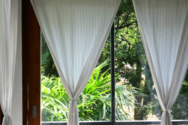 istock curtain in the room with natural background 1388295295