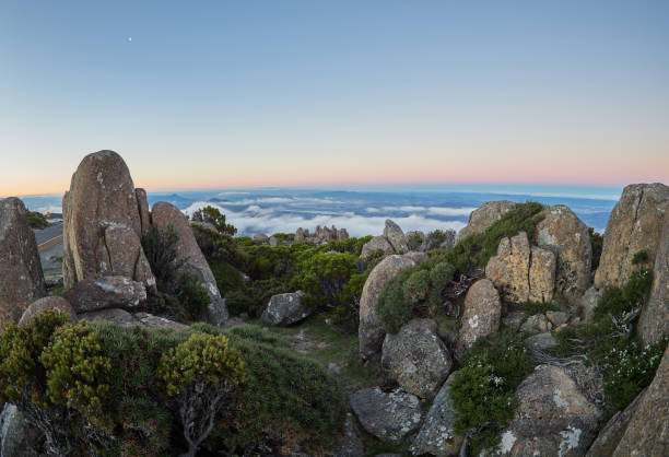 istock Summit mt Kunanyi or Mt Wellington Hobart 1388301006