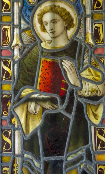istock St John the Evangelist stained glass window 1388302520