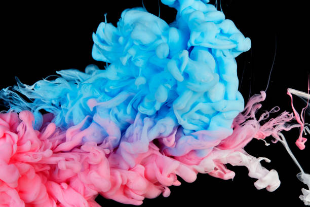 istock photo of paint falling into the water 1388309010