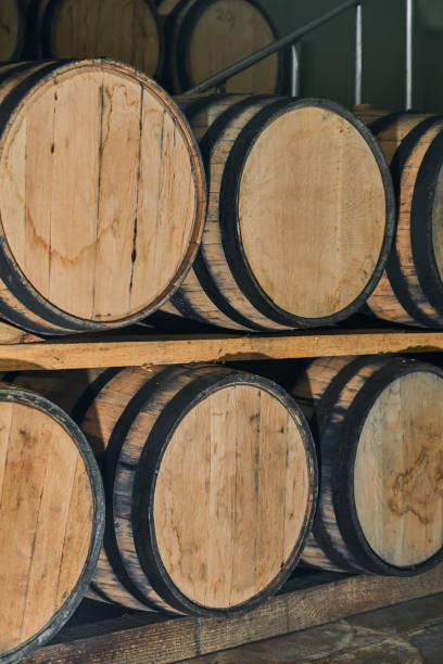 istock Oak wood barrels for tequila maturation 1388312432
