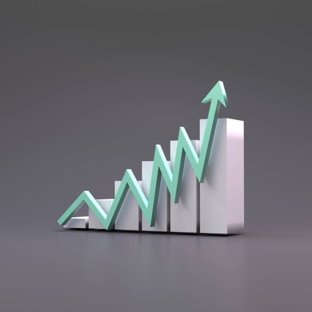 istock Icon marketing graph analyze. 3d model business theme and minimal concept 3d rendering. 1388313257