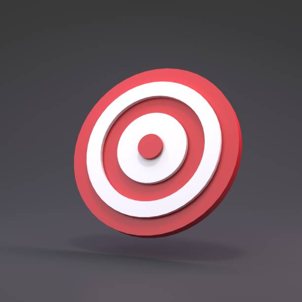 istock 3d illustration of darts or archery target. 3D renderer photo 1388313356
