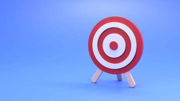 istock 3d illustration of darts or archery target. 3D renderer photo 1388313394