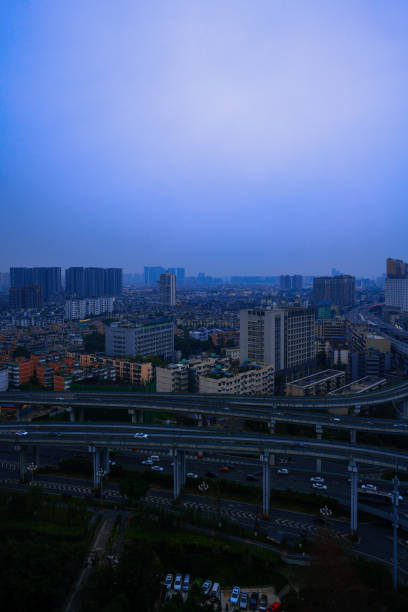 istock Urban overpass at dusk 1388318377