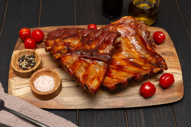 istock barbecue pork ribs on a wooden table 1388324604