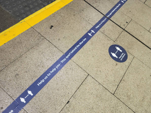 istock Railway platform during Covid-19 pandemic 1388330966
