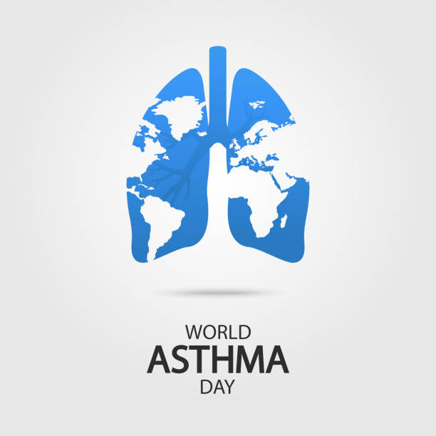World Asthma Day. Vector Illustration of World Asthma Day. asma stock illustrations