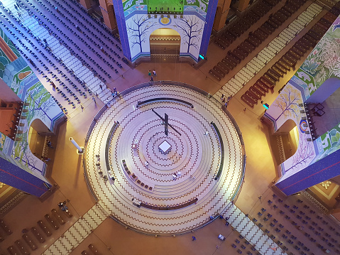 View from the highest part of the dome of the National Sanctuary of Nossa Senhora Aparecida, Aparecida, São Paulo, Brazil.