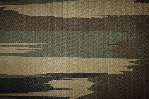 Camouflage pattern cloth texture. Abstract background and texture for design.